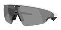 Oakley Sunglasses Meta Vanguard 800105 (Lens Colour: Prizm Black) white - 1 pair of glasses with hard case